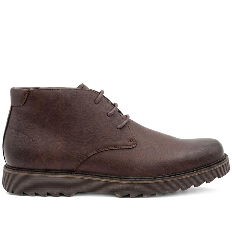 Wide Fit Lace Up Chukka Boots - XINGH44004 / 329 924 - Brown
