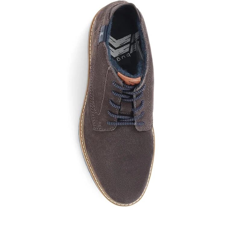 Caj Leather Chukka Boots - BUG36504 / 322 879 - Dark Grey