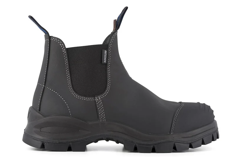 Blundstone Unisex 910 Sicherheitsstiefel aus Premium-Leder | Schwarz