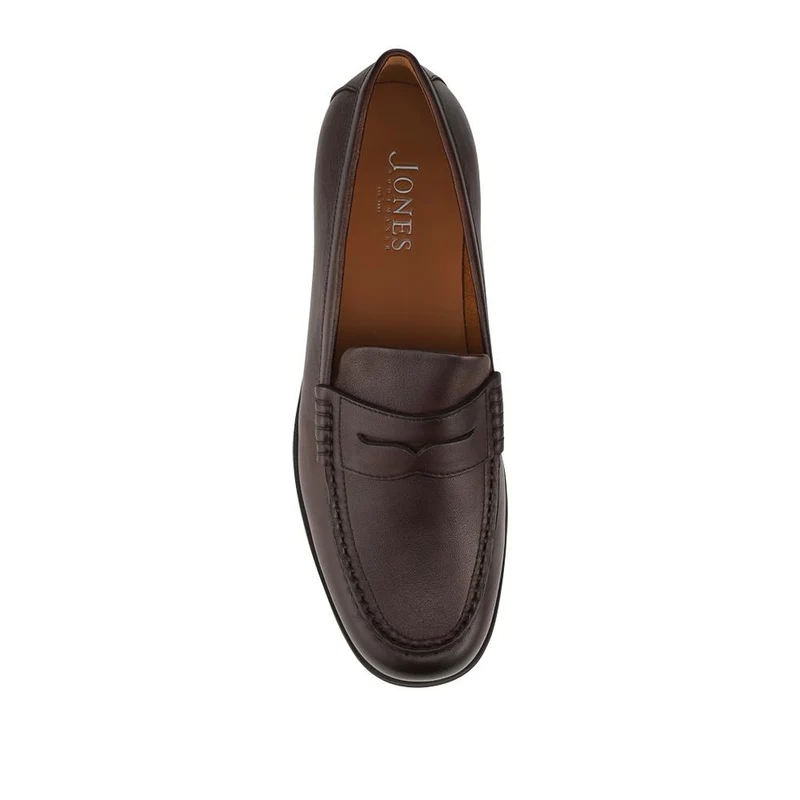 Quadir Slip On Leather Penny Loafers - QUADIR / 328 620 - Dark Brown