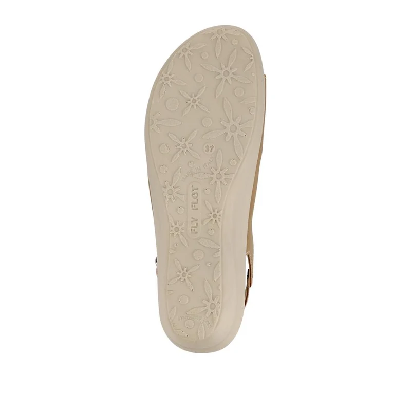 Fly Flot Triple Fasten Cushioning Sandals - FLY41017 / 326 660 - Beige