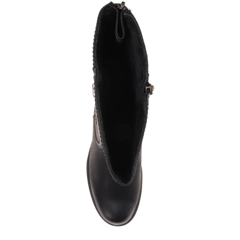 Buckle Detail Long Boots - RELIF40027 / 326 492 - Black