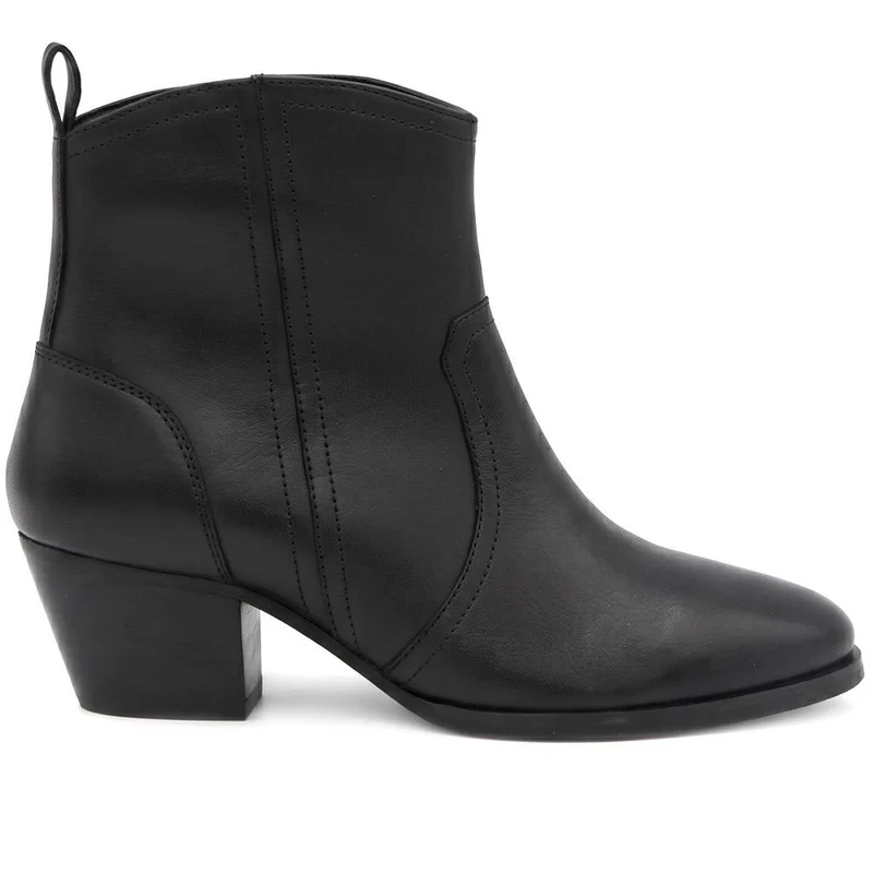 Bellissimo Smart Leather Ankle Boots - BELRNB44005 / 330 080 - Black