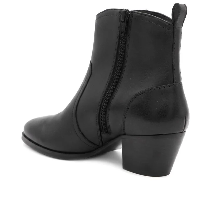 Bellissimo Smart Leather Ankle Boots - BELRNB44005 / 330 080 - Black