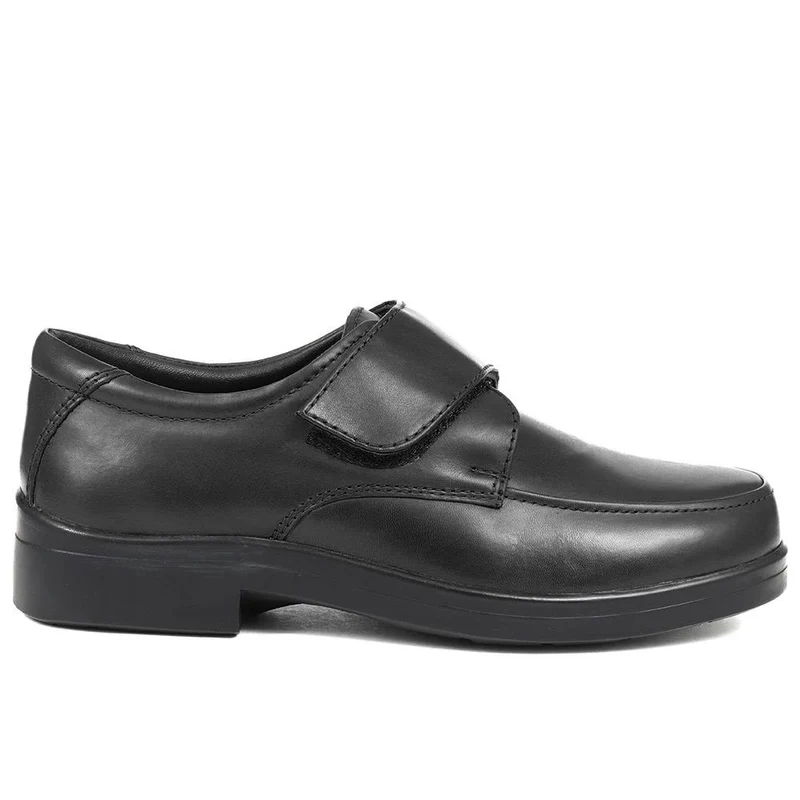 Touch-Fasten Monk Strap Shoes - BARNARD / 324 139 - Black