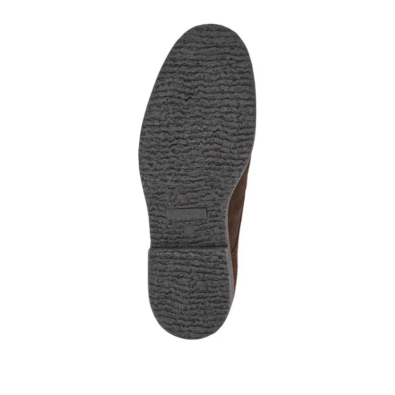 Lance Suede Leather Casual Lace Up Shoes - LANCE / 328 072 - Dark Brown Suede