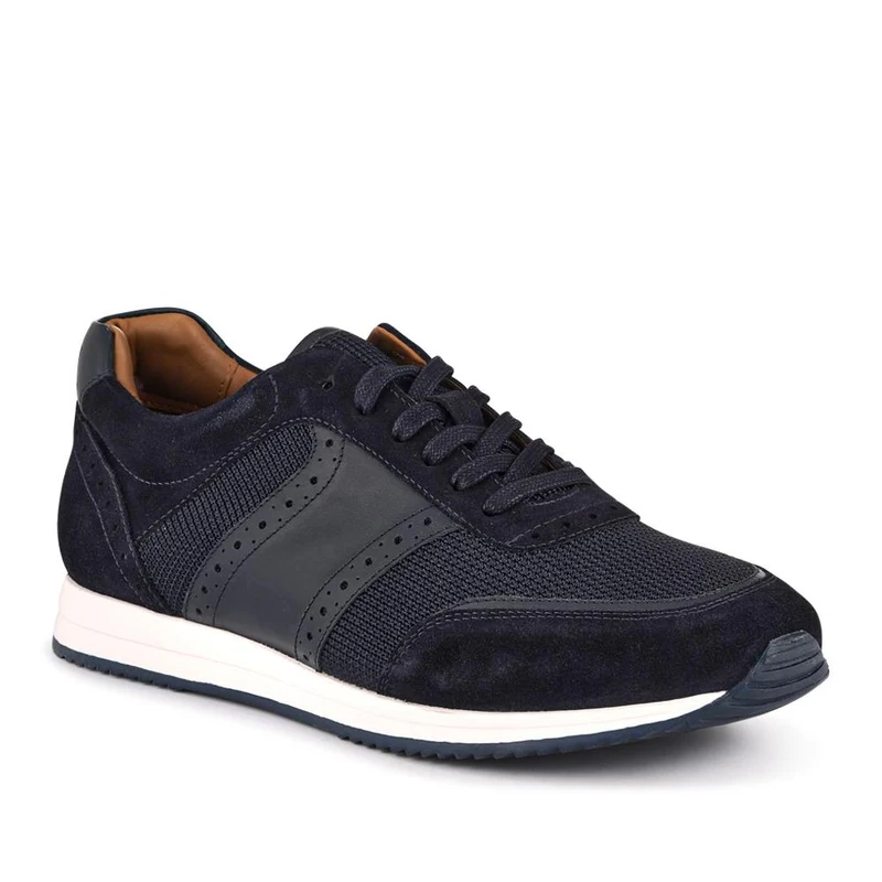 Sergio Lace-Up Leather Trainers - SERGIO / 328 071