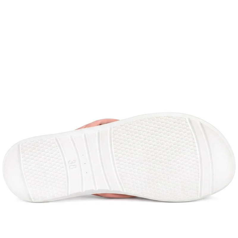 Inblu Lightweight Rubber Toe Post Sandals - INB43034 / 330 327 - Blush