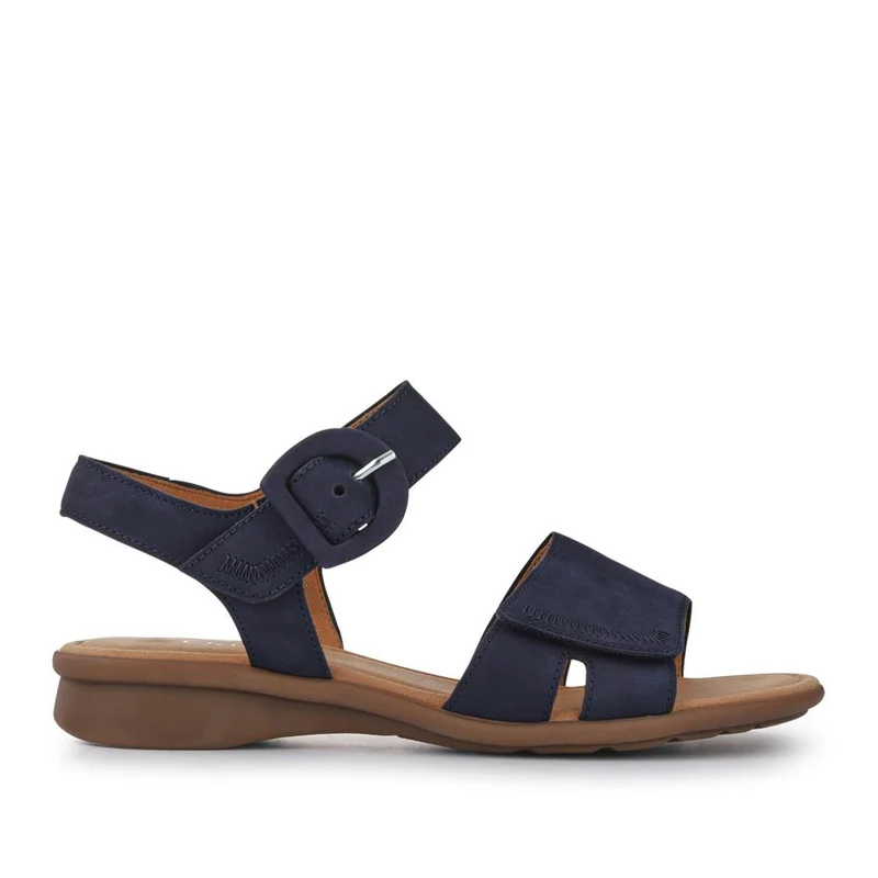 Marion Gabor Leather Dual-Fasten Sandals - GAB41527 / 327 034 - Navy