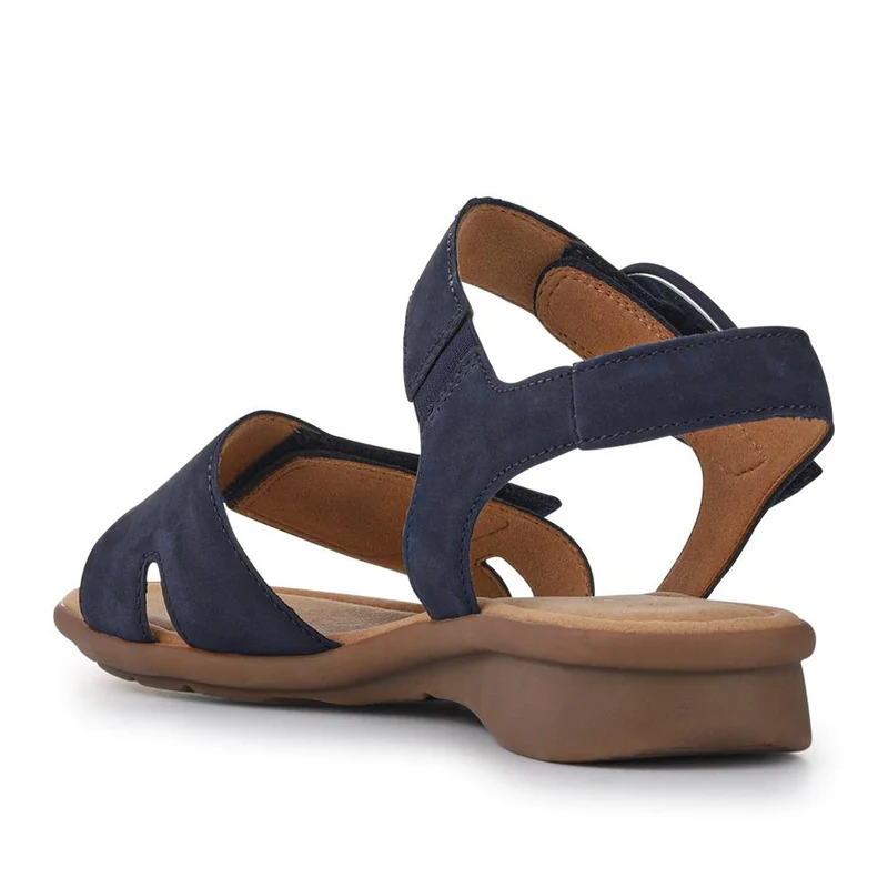 Marion Gabor Leather Dual-Fasten Sandals - GAB41527 / 327 034 - Navy