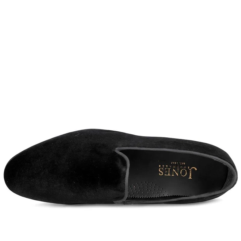 Conley Blake Stitched Leather Slip On Shoes - CONLEY / 327 854 - Black