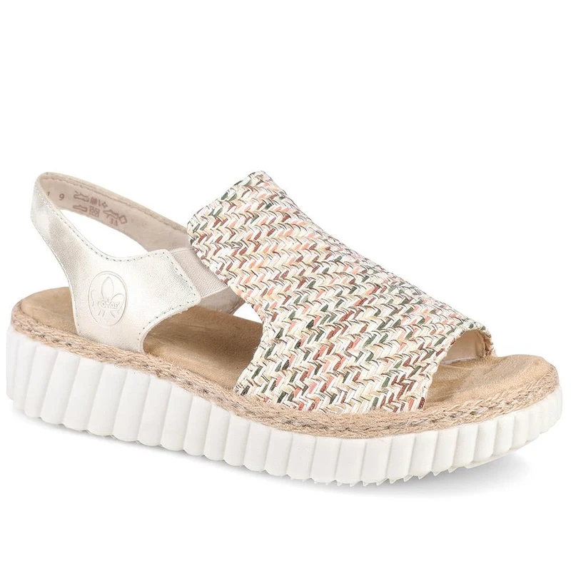 Rieker Extra Wide Antistress Slip On Sandals - RKR43082 / 330 733