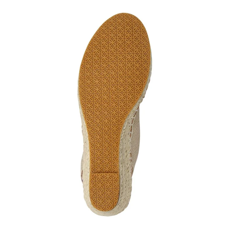 Wedge-Heeled Espadrilles - WBINS41093 / 327 260 - Gold
