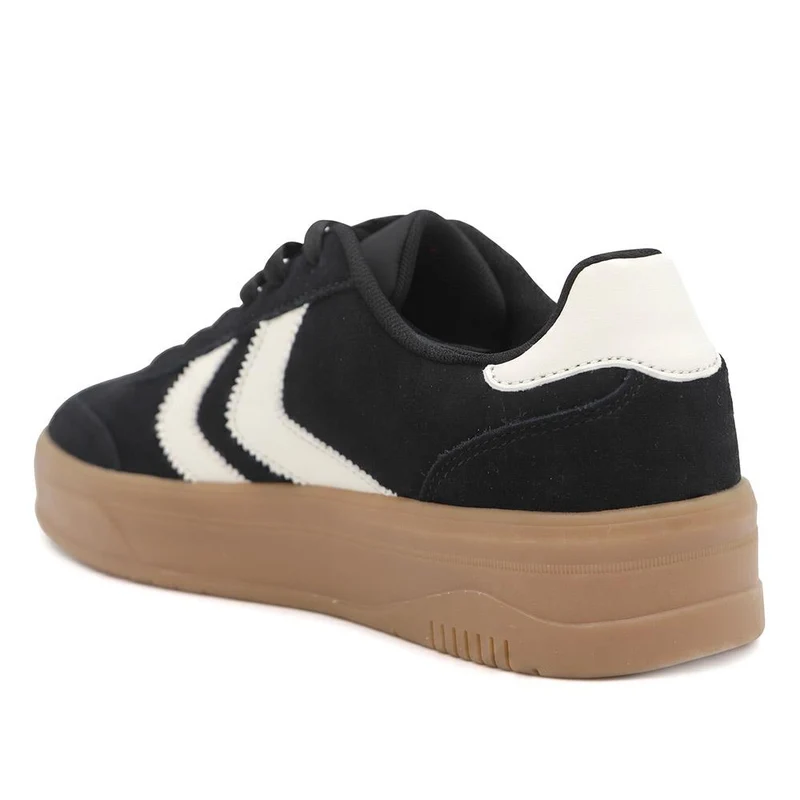 Bellissimo Leather Platform Lace Up Trainers - BELDINGX44006 / 330 349 - Black