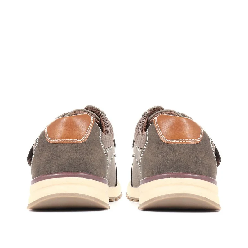 Touch Fastening Casual Shoe - CHANG34007 / 321 145 - Brown