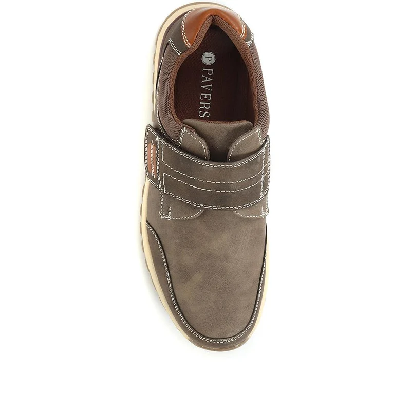Touch Fastening Casual Shoe - CHANG34007 / 321 145 - Brown