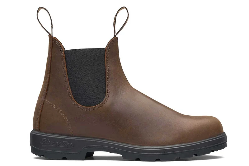 Blundstone Unisex 1609 Classics gewachstes Vollnarbenleder Chelsea Stiefel | Antikbraun