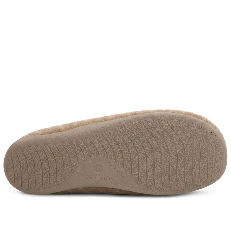 Lightweight Comfy Mule Slippers - BONAD44004 / 330 207 - Natural