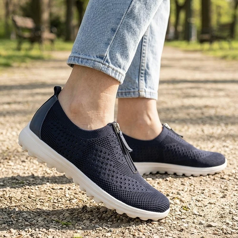 Memory Foam Trainers - BRK37043 / 323 632 - Navy