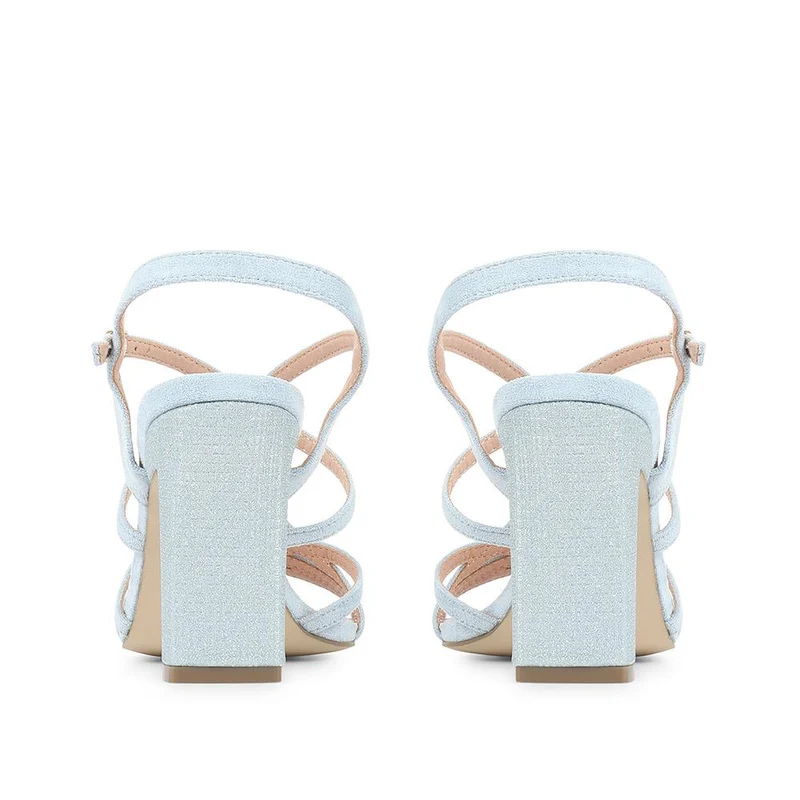 Block Heeled Party Shoes - MENBU35506 / 321 870 - Blue