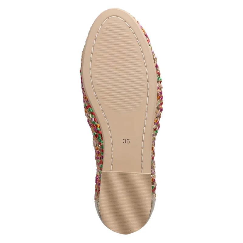 Spangenballerinas Mehrfarbig