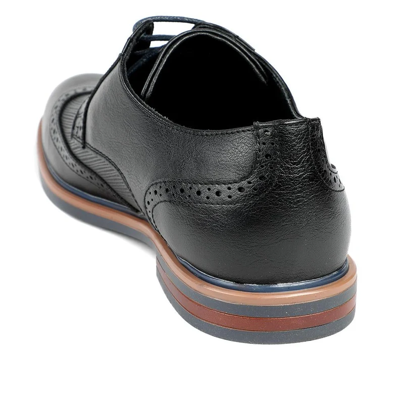 Wide Fit Smart Lace Up Brogues - JIAHU43002 / 329 333 - Black