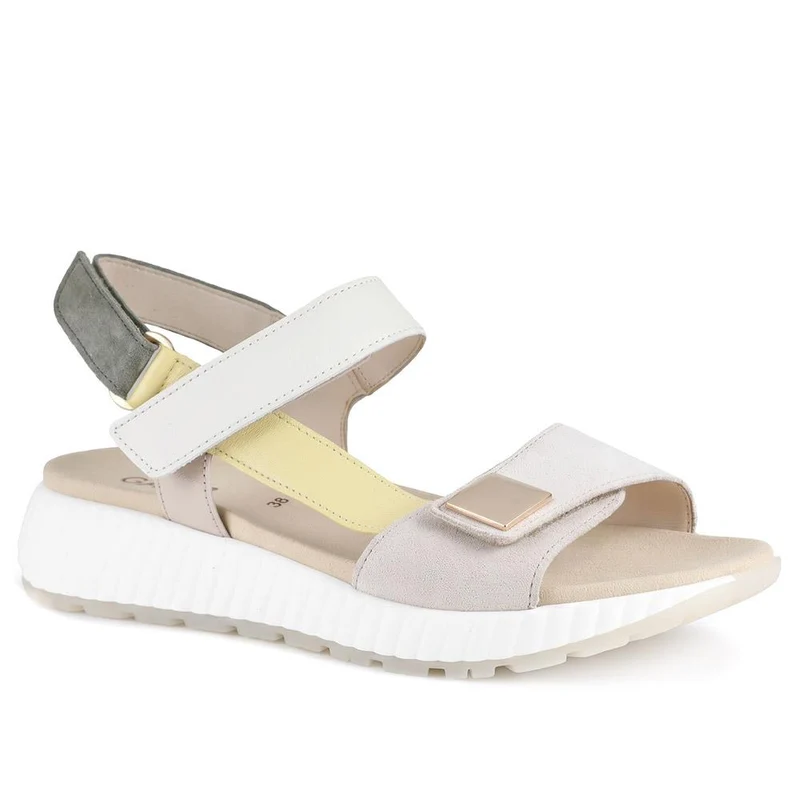 Gabor Leather Touch Fasten Platform Sandals - GABC43521 / 330 460