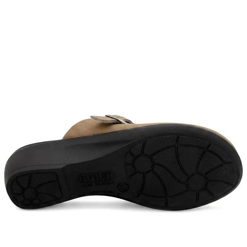 Fly Flot Buckle Detail Mules - FLY44004 / 329 601 - Taupe