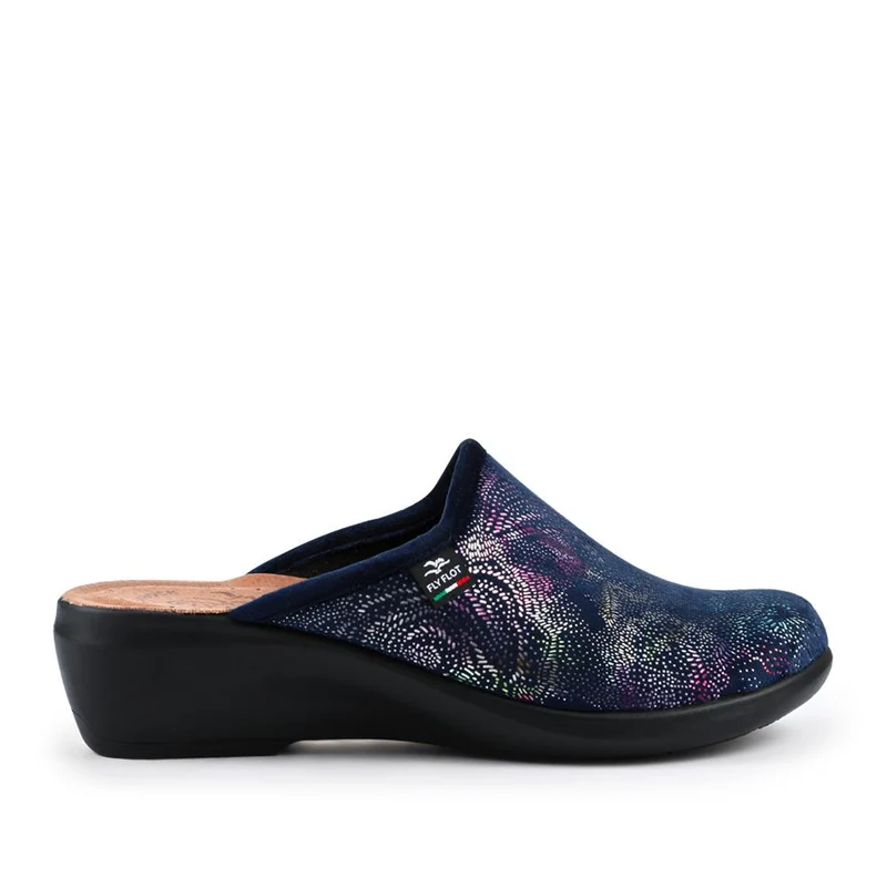 Fly Flot Self Moulding Mules - FLY42001 / 327 718 - Navy