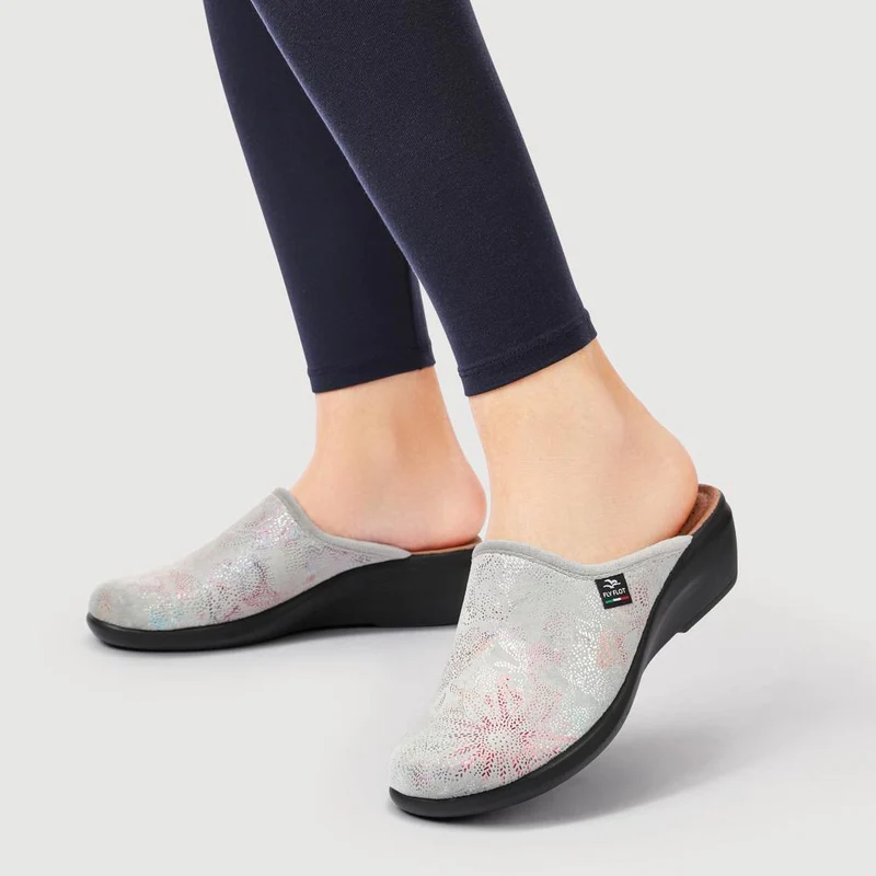 Fly Flot Self Moulding Mules - FLY42001 / 327 718 - Grey
