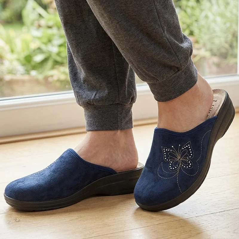 Anatomic Flexible Mule Slippers - INB44000 / 330 190 - Navy