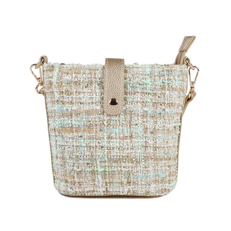 Woven Cross-Body Bag - RIM39003 / 325 286 - Beige Multi
