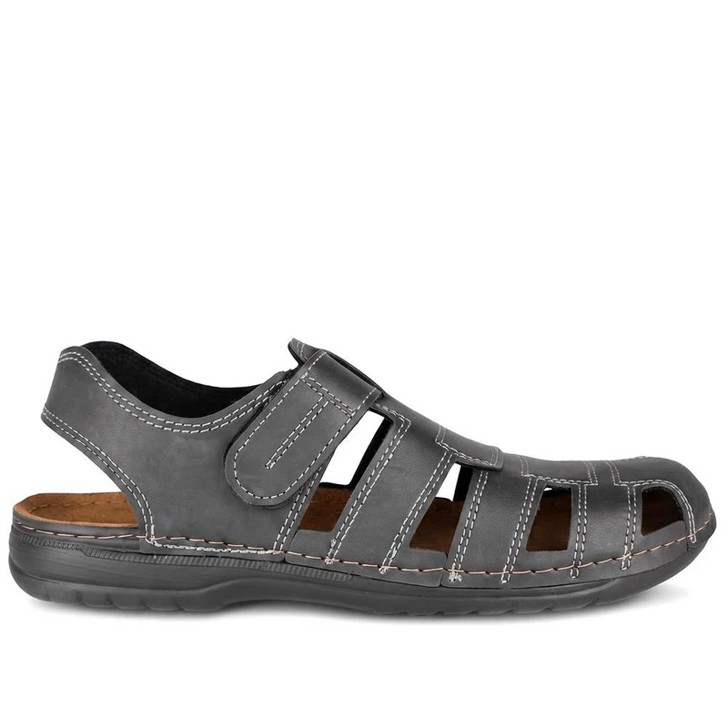 Inblu Adjustable Closed Toe Sandals - INB43036 / 330 330 - Black