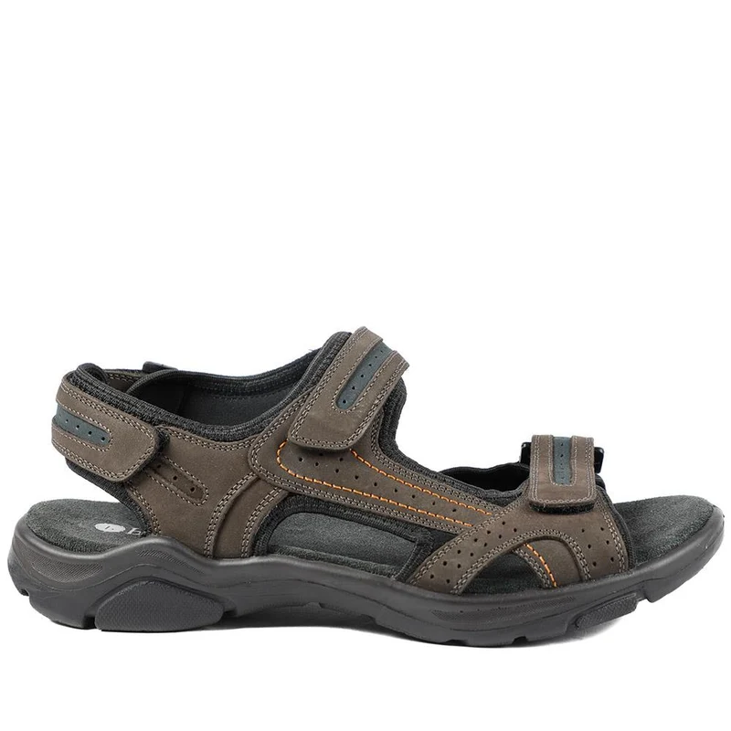 Comfy Triple Touch Fasten Sandals - DDIN43007 / 329 101 - Dark Brown