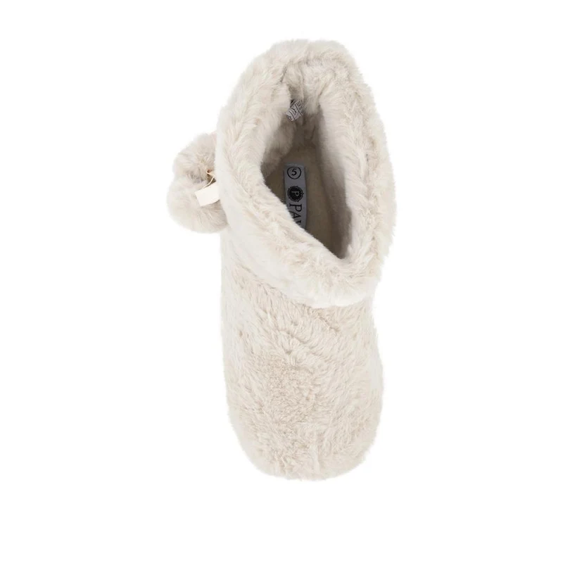 Fluffy Slippers Boots - GALOP42006 / 328 066 - Cream