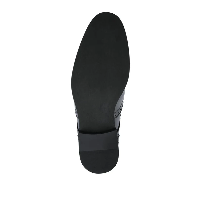 Wide Fit Smart Lace-Up Shoes - XINGH42001 / 327 938 - Black