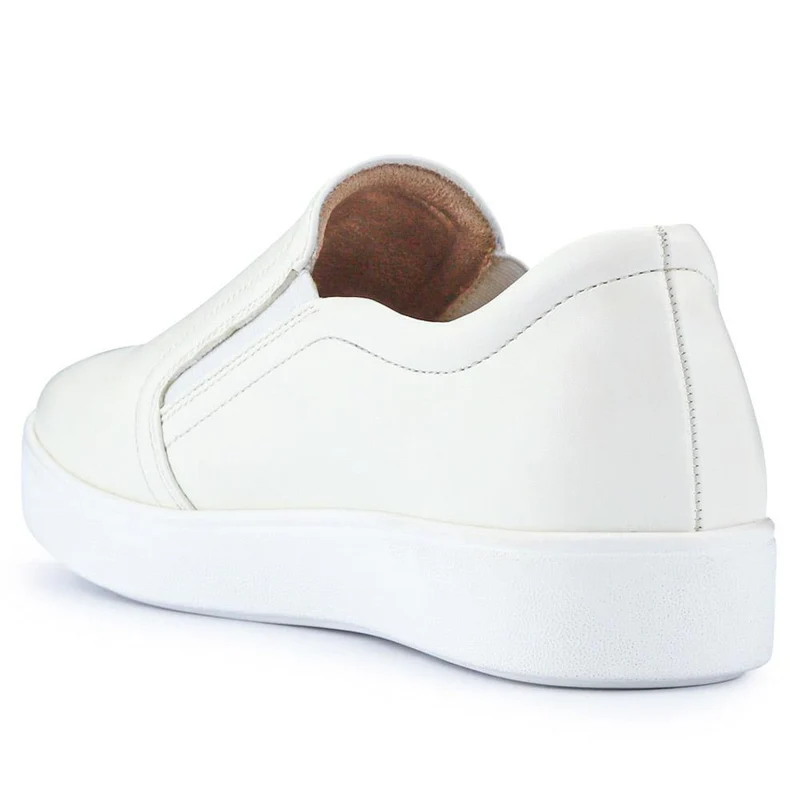 Wide Fit Ladies' Slip-On Shoes - WBINS41016 / 327 017 - White
