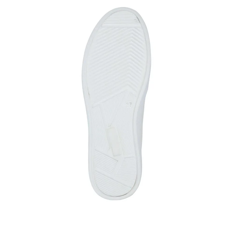 Wide Fit Ladies' Slip-On Shoes - WBINS41016 / 327 017 - White