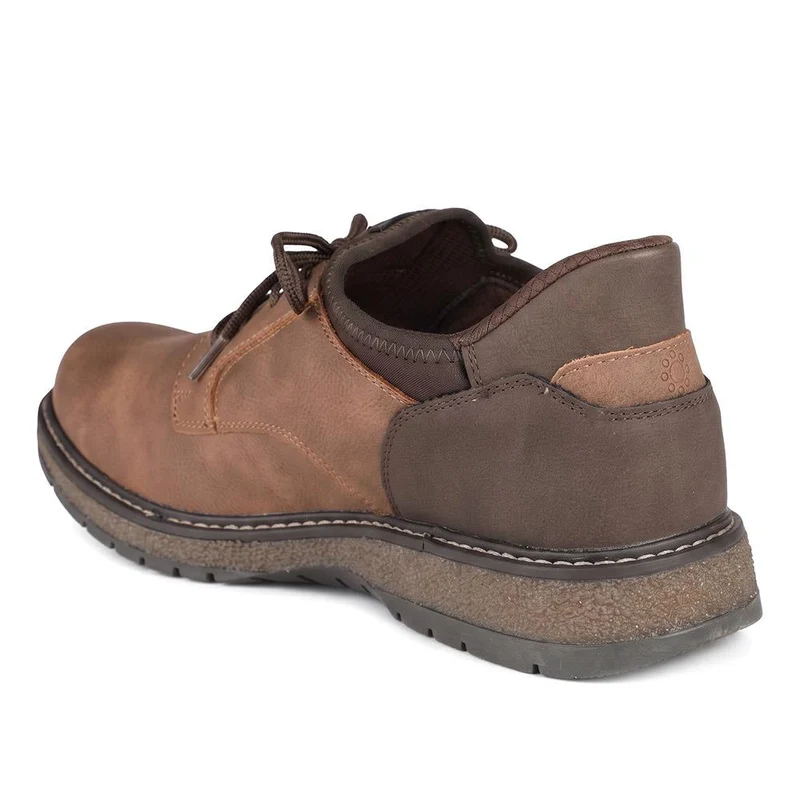Relife Wide Fit Lace-Up Shoes - RELIF42000 / 327 804 - Cognac
