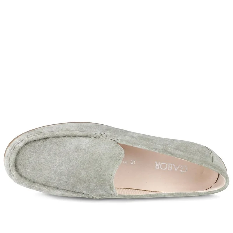 Gabor Suede Leather Moccasins - GABC44062 / 330 680 - Khaki