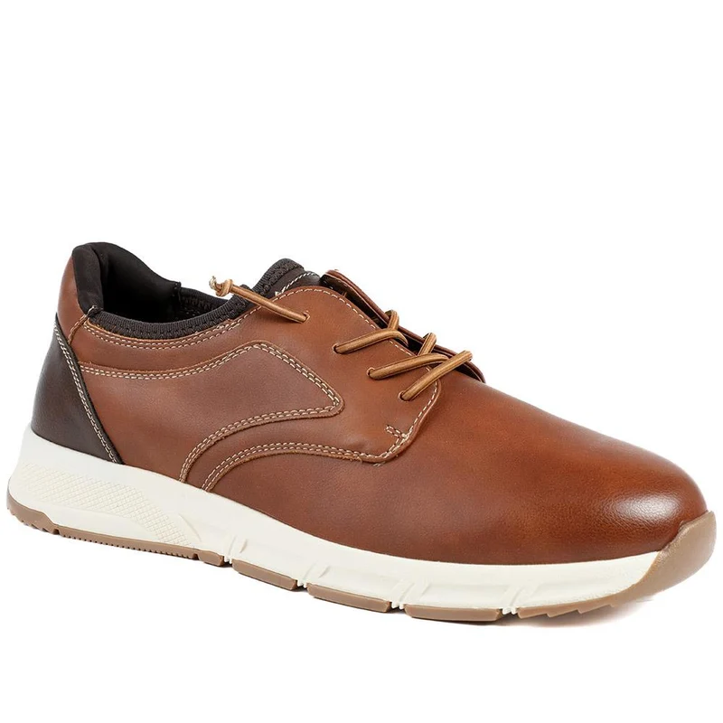 Casual Lace Up Shoes With Grip Sole - WBINS42063 / 327 870