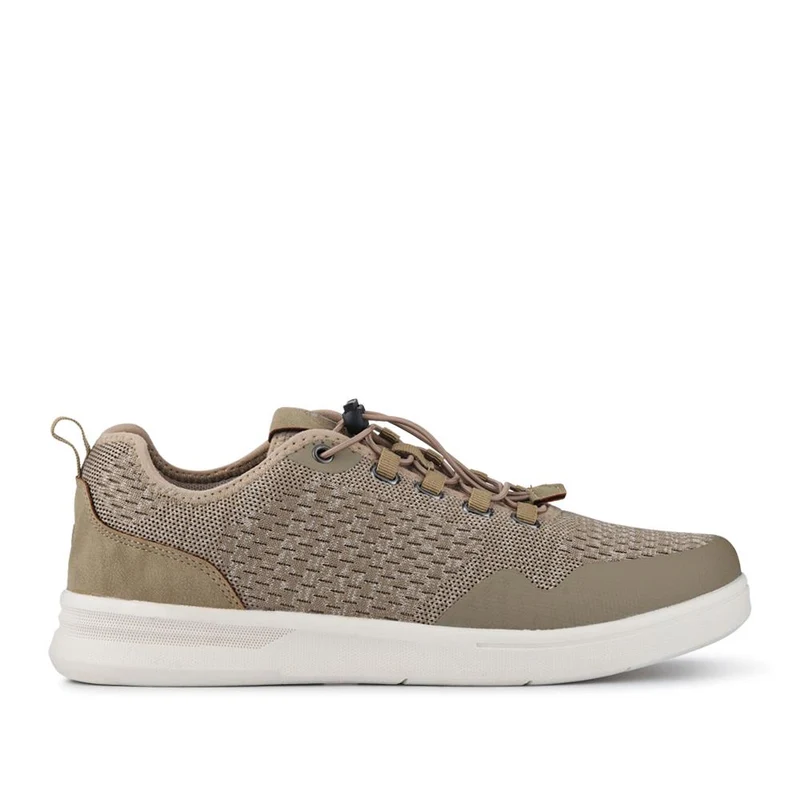 Bungee-Laced Memory Foam Shoes - BOJIE41027 / 327 404 - Taupe