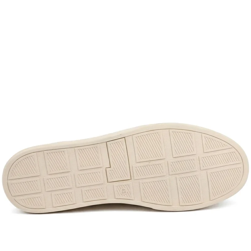 Padders Leather Lace Up Casual Shoes - PADPARK43503 / 328 923 - Sand