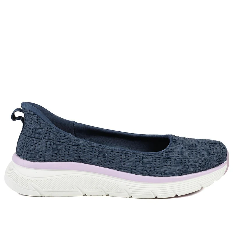Easy Step In Comfort Wedge Shoes - BOJIE43018 / 329 291 - Navy