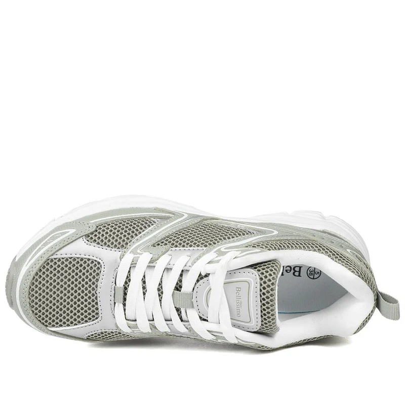 Bellissimo Sporty Memory Foam Trainers - BELSUNCH43002 / 329 311 - Khaki