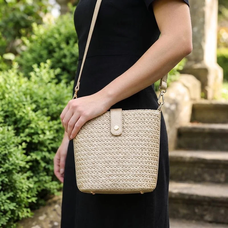 Woven Cross-Body Bag - RIM39003 / 325 286 - Gold