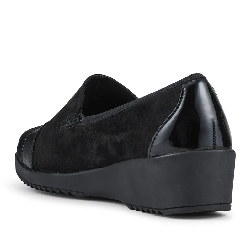 Smart Leather Slip-On Shoes - SERVI42002 / 328 006 - Black