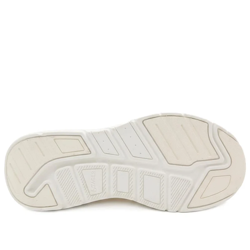 Easy Step In Wide Fit Memory Foam Trainers - BOJIE43024 / 329 532 - Off White