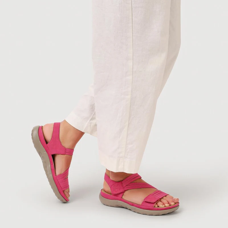 Dual-Touch-Fasten Sandals - RKR41543 / 327 290 - Fuschia