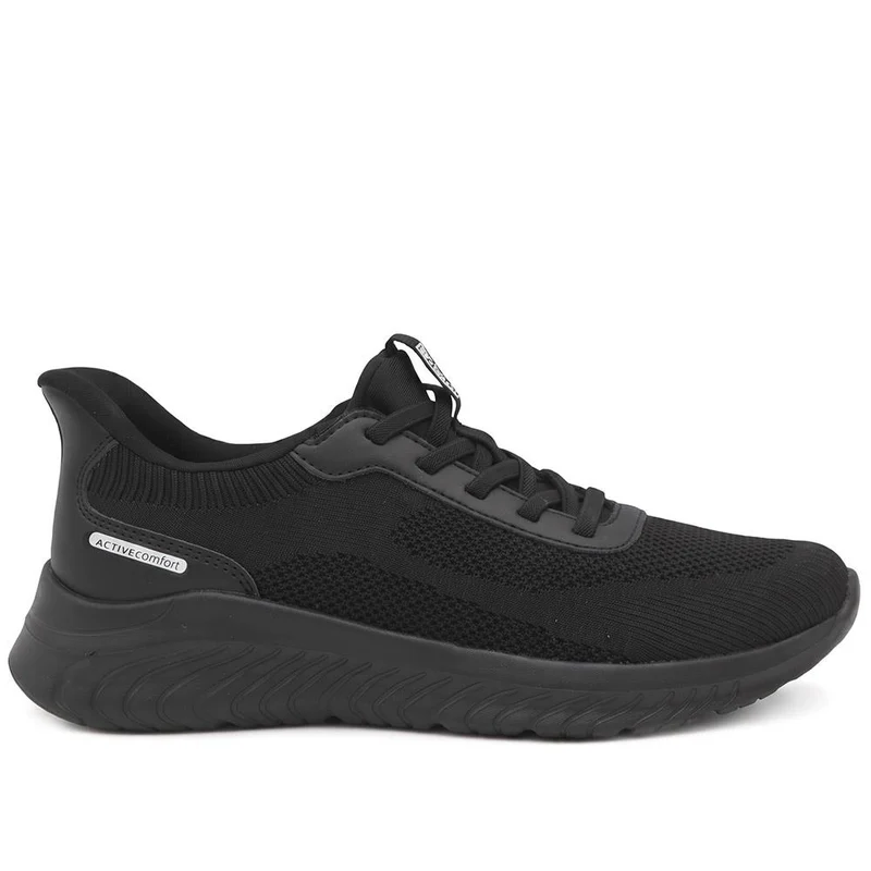 Pavers Active Easy Step In Lace Up Trainers - VSHI43000 / 329 302 - Black
